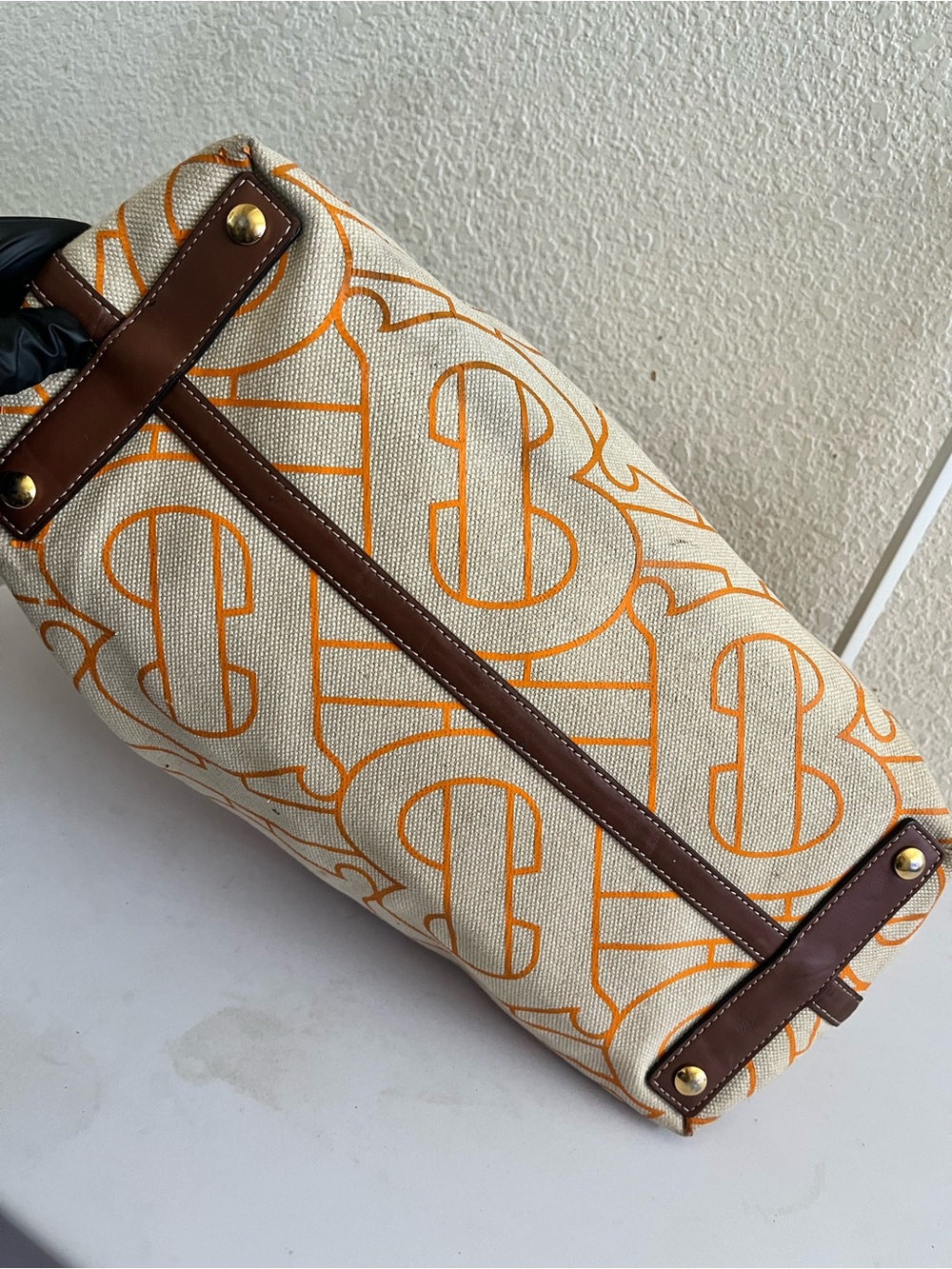 Burberry TB canvas tote bag - Picture 15 of 15